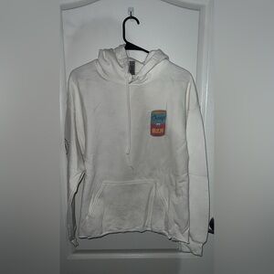 White Hoodie with Soup SZN Graphic
